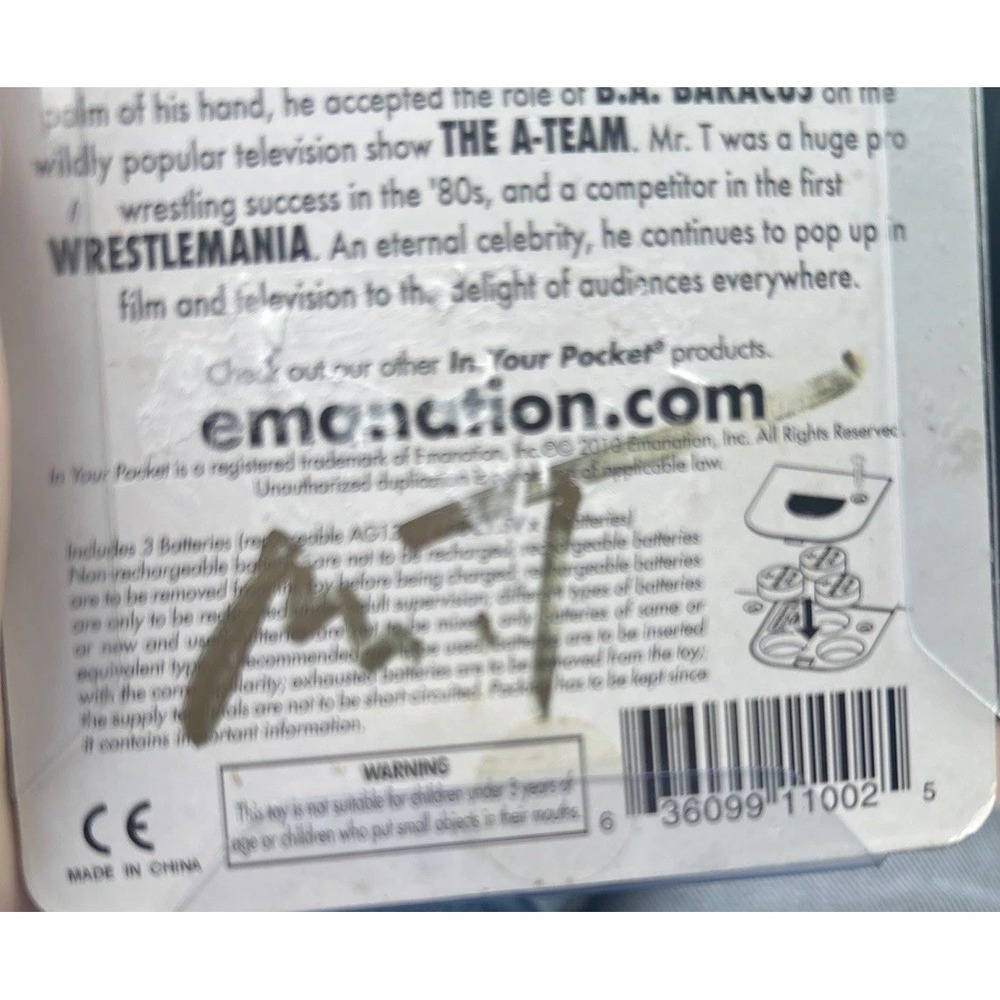 Mr T. in Your Pocket Brand New  Autographed. Read